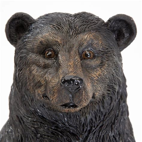 Bits and Pieces - Bear Motion Sensor Statue - Weather Resistant, Hand-Painted Polyresin ...