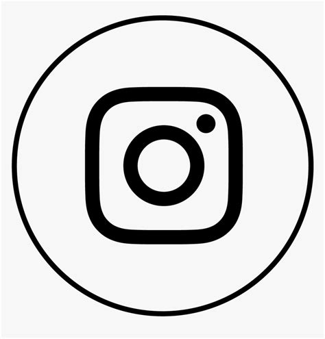 Instagram Icon - White Instagram Logo For Business Card, HD Png ...