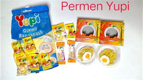 Makan Permen Yupi Gummy Breakfast - Candy - YouTube