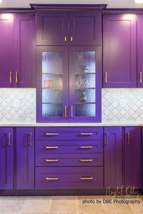 Project Reveal: The Purple Kitchen ⋆ Bluestone Decorating by Crystal Ortiz - Harrisonburg ...