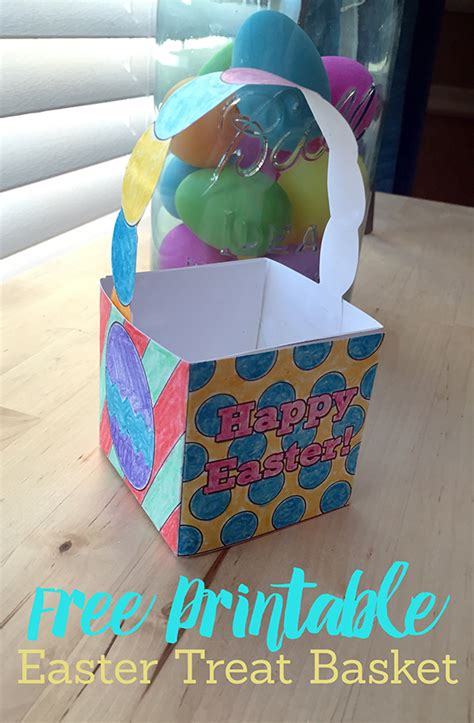 Easter Basket Craft Template