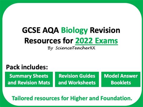 GCSE Biology 2022 Resources | Teaching Resources