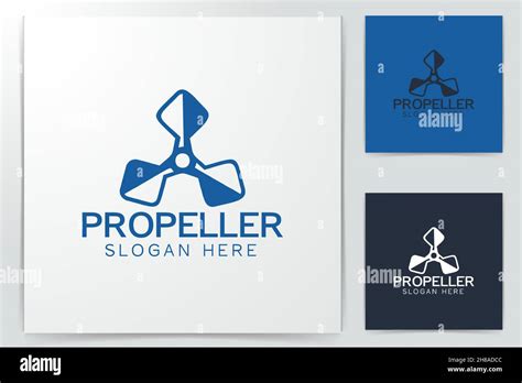 propeller wind water logo design Stock Vector Image & Art - Alamy