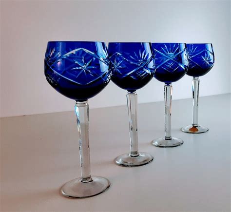 West Germany - Wine glasses (4) - Polychrome glass - Catawiki