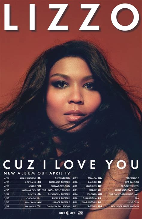 Lizzo Announces 'CUZ I LOVE YOU' Tour And Album | Def Pen