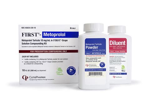 FIRST-Metoprolol Unit-of-Use Compounding Kit Now Available - The Cardiology Advisor