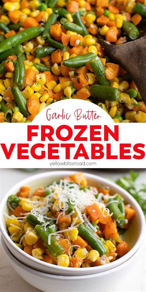 How to Cook Frozen Vegetables | YellowBlissRoad.com