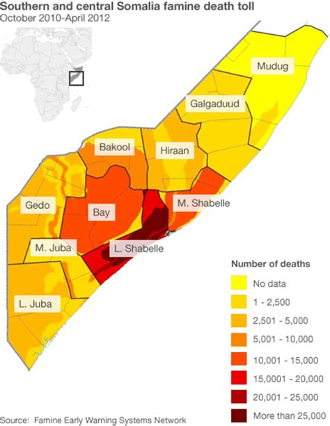 Population Map - Somalia Country Portfolio