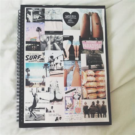 Notebook Collage, Diy Notebook, Notebook Covers, Journal Covers ...