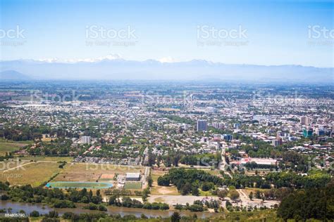 Talca From Above Stock Photo - Download Image Now - Aerial View, Andes ...