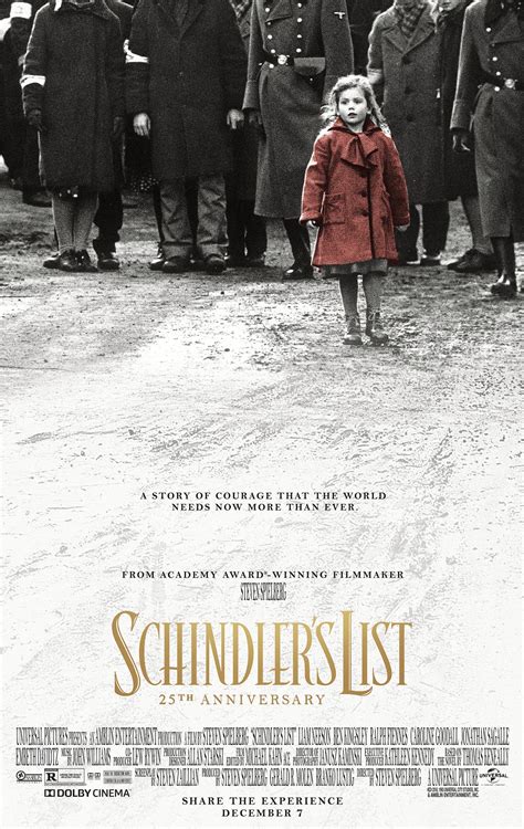 Schindler's List (1993) Poster #2 - Trailer Addict