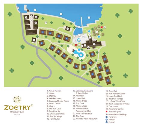 Map – Zoetry morigot bay st lucia