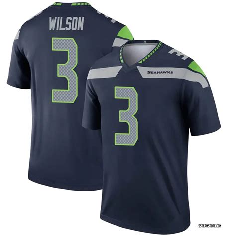 Youth Russell Wilson Seattle Seahawks Jersey - Navy Legend