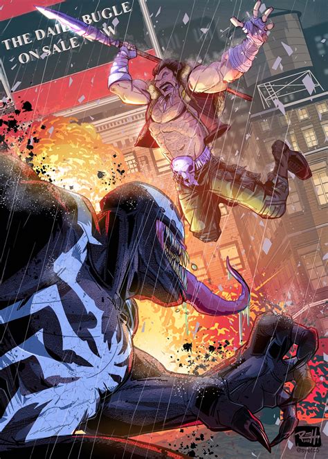 ArtStation - Kraven vs Venom