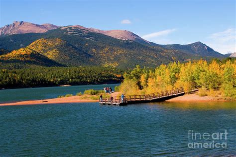 Visitors at Pikes Peak and Crystal Reservoir Photograph by Steven Krull | Fine Art America