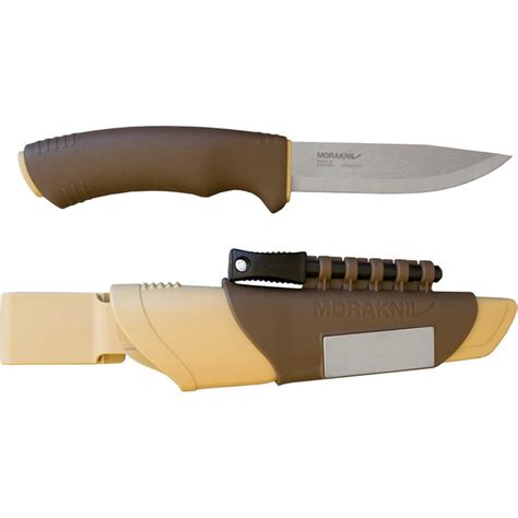 Mora Knives Bushcraft Knife Brown Polymer Handle Plain Edge 13033