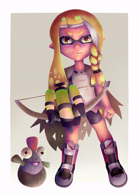 Splatoon 3 Fanart Agent ??? and her small friend | Artwork by Me : r ...