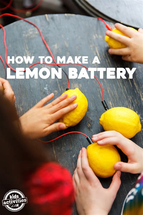 How to Make a Super Cool Lemon Battery for the Science Fair | Kids Activities Blog