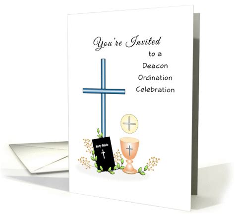 Deacon Ordination Party Invitation Greeting... (505679)