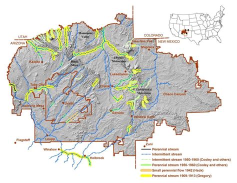 Navajo Tribe Map