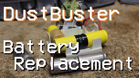 Black and Decker DustBuster Battery Replacement - YouTube