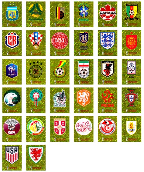 World Cup 2022 Team Logos