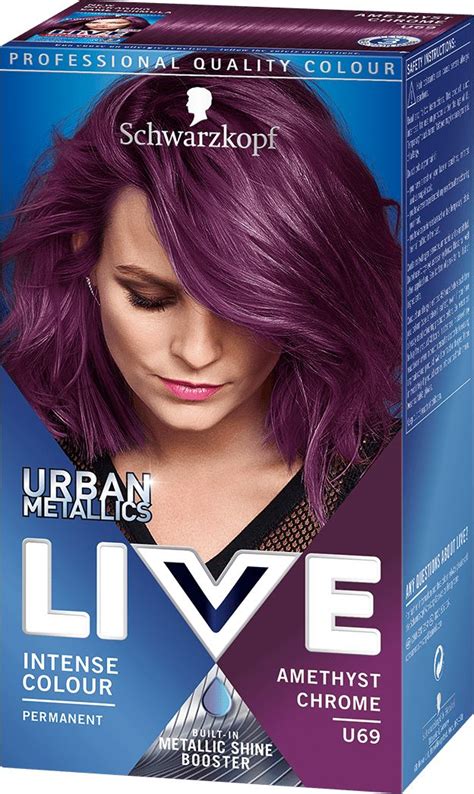 U69 Amethyst Chrome Hair Dye by LIVE | LIVE Colour Hair Dye from Schwarzkopf | Schwarzkopf hair ...