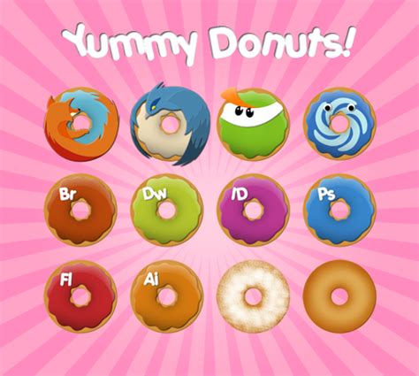 Yummy Donuts by mongoosedoom on DeviantArt