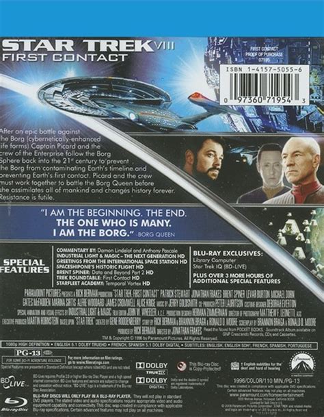 Star Trek VIII: First Contact (Blu-ray 1996) | DVD Empire