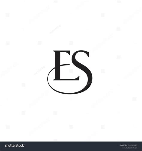 Letter Es Logo Icon Design Stock Vector (Royalty Free) 2269785609 | Shutterstock