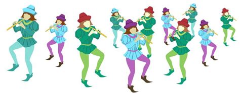 Eleven Pipers Piping by caitlin-green on deviantART | Twelve days of christmas, Christmas carols ...