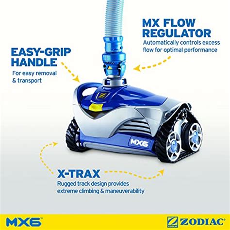 Zodiac MX6 Automatic Suction-Side Pool Cleaner Vacuum for In-ground Pools - Ez Hot Tubs