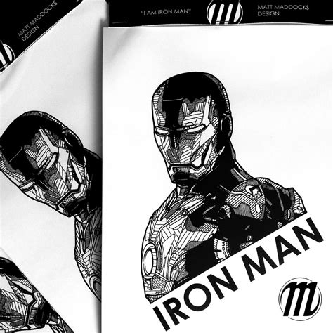 Iron Man: Avengers Endgame A4 Art Print Signed and - Etsy