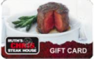 Buy Ruth's Chris Steak House Gift Cards at Discount - 11.0% Off