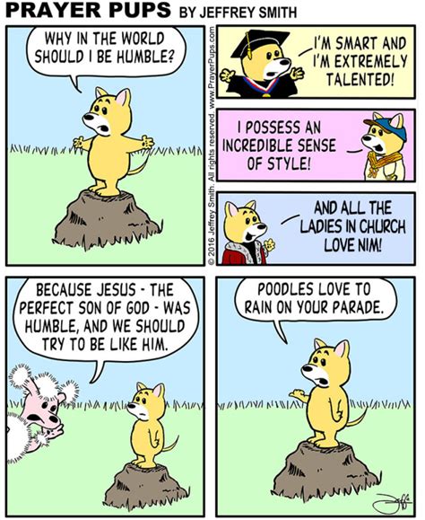 Why Should I Be Humble? | Christian Cartoons From Prayer Pups Christian Comics