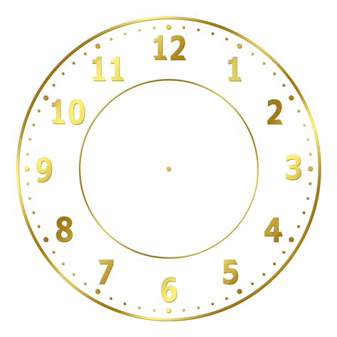 Clock Face No Hands Gold Shiny, Clock Face, Clock No Hands, Clock PNG Transparent Clipart Image ...