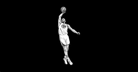 Stephen Curry Black and White - Stephen Curry - Sticker | TeePublic