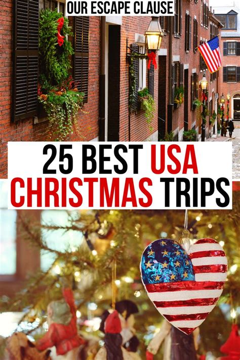 25 Best Christmas Vacations in the USA - Our Escape Clause | Best christmas vacations, Christmas ...