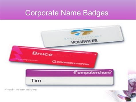 Custom magnetic name badges