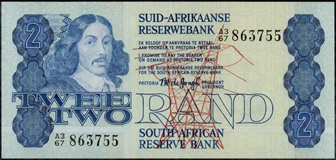 My Currency Collection: South African Currency 2 Rand banknote 1978 Jan ...