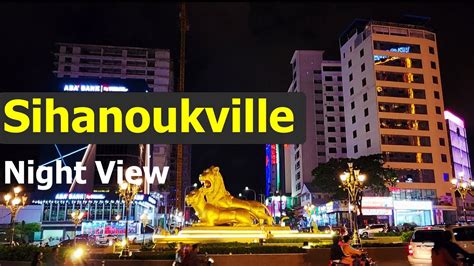 시아누크빌 저녁 야경 Sihanoukville Night view - YouTube