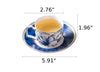 Gorgeous Blue-White Ceramic Coffee Set – Lixra.com