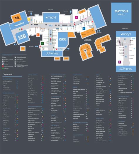 Dayton Mall Map | Gadgets 2018