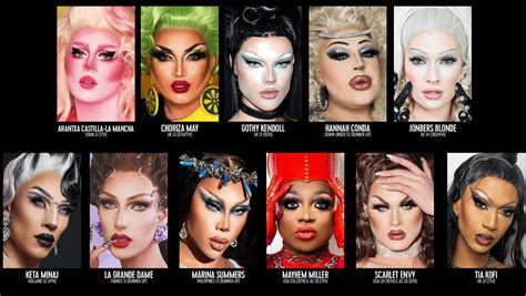 [UKvsTW] Drag Race UK VS The World Series 2 Rumored Cast Visual 2.0 : r/DragRaceTea