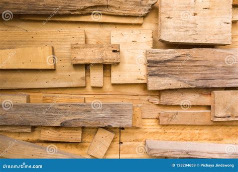 Design of Old Wood Plank Wall for Decoration Stock Image - Image of background, piece: 128204659