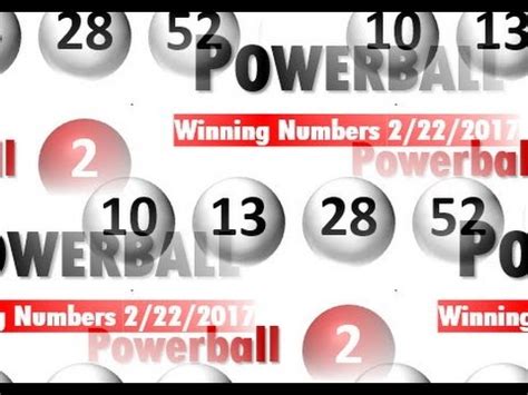 Powerball winning numbers Wednesday 2-22-2017; $435.3 million jackpot won in Indiana - YouTube