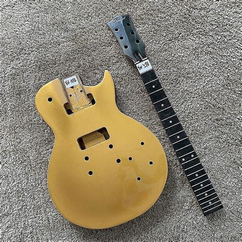 Golden Les Paul LP Style Guitar Body with Neck, Rosewood | Reverb