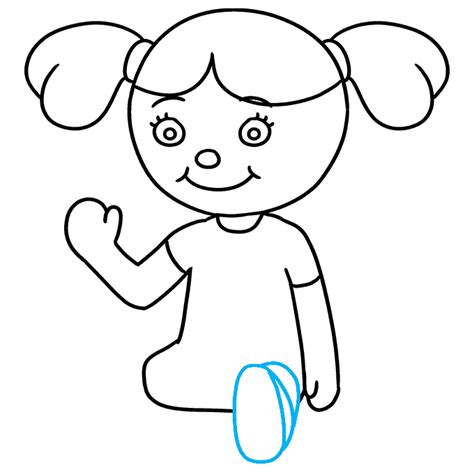 How to Draw a Doll - Really Easy Drawing Tutorial