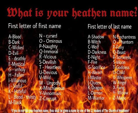 Mine is Heartless Demon! Lol. Do yours! :-) | Funny name generator, Devilish, Villain names