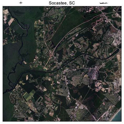 Aerial Photography Map of Socastee, SC South Carolina